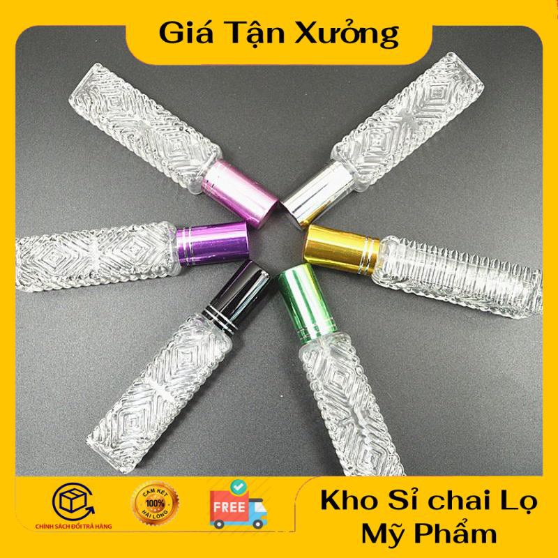 Lọ Chiết Nước Hoa ❤ Lọ chiết nước hoa 12ml gân nổi đựng dầu thơm , phụ kiện du lịch