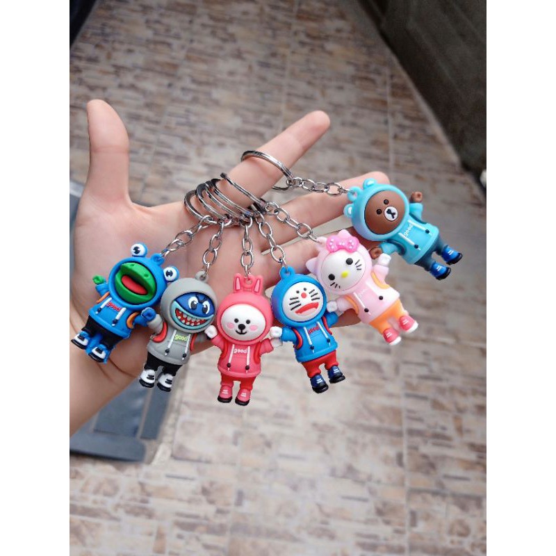 Móc khóa thú đi học