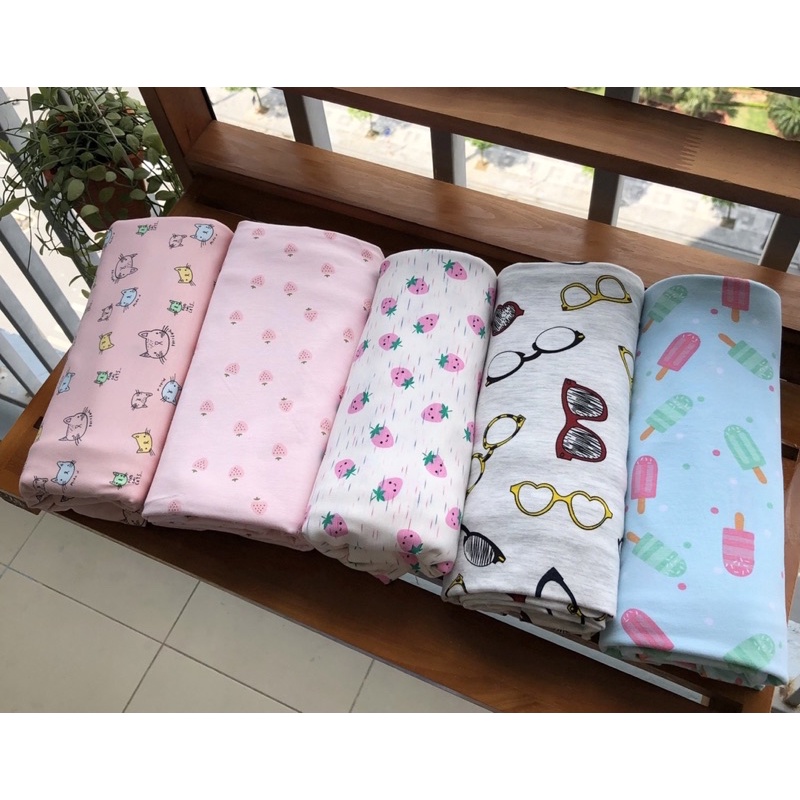 Vải cotton 4 chiều cao cấp chất dai,mềm mịn,không nhão,không xù khổ vải 190cm