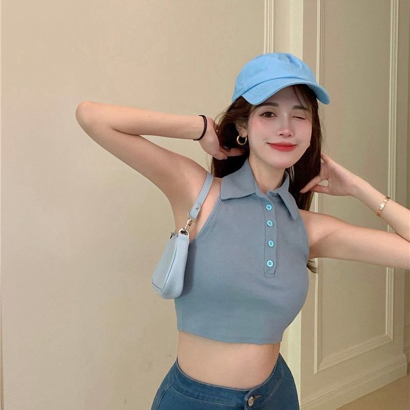 COZOK Sleeveless Simple Versatile Sexy Vest