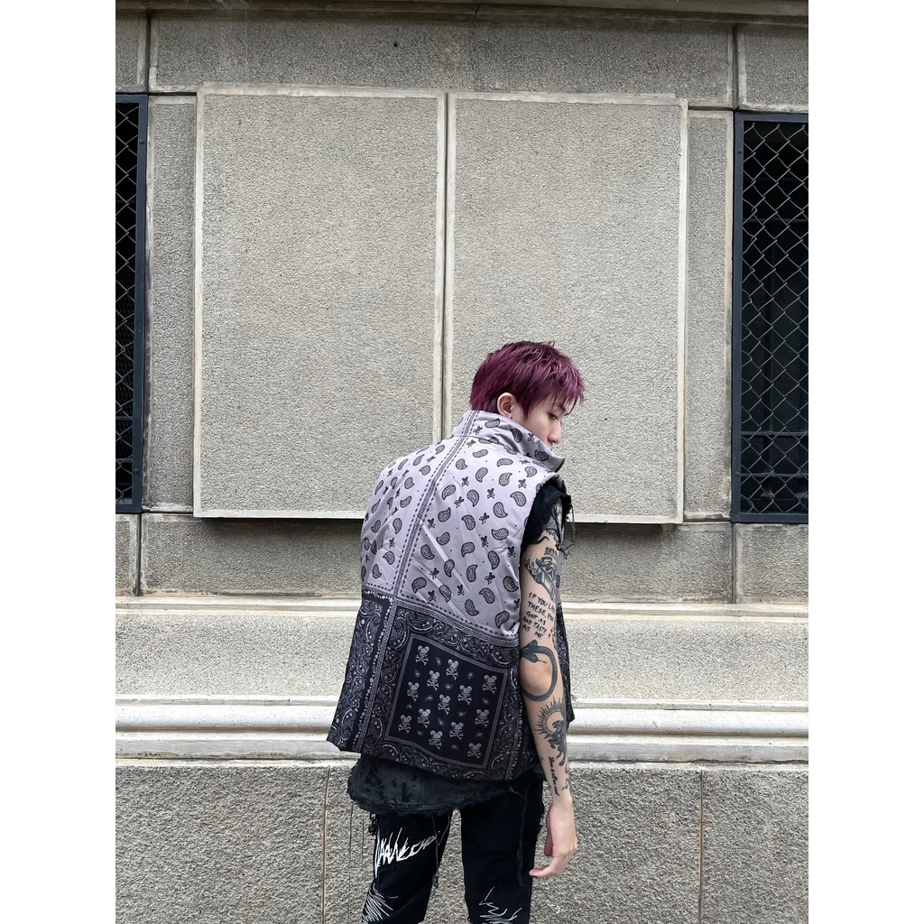 Áo Khoác Bad Habits PAISLEY VEST - Local Brand chính hãng