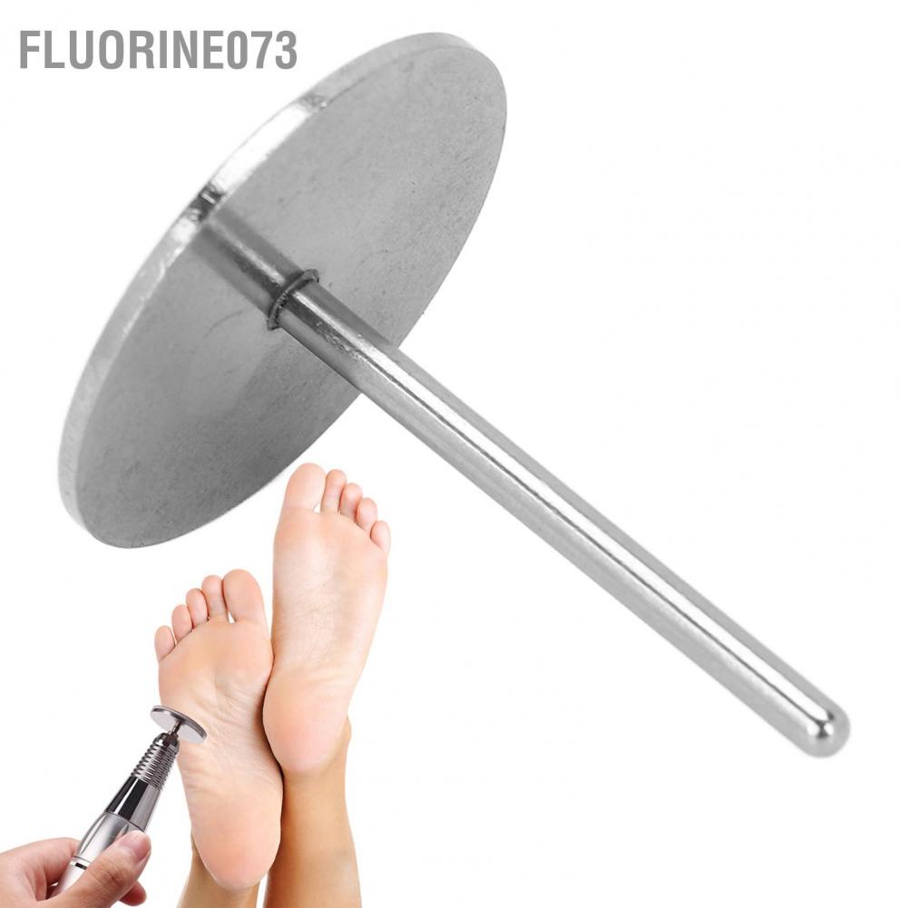 Fluorine073 Đĩa giấy nhám thay thế Mandrel Phụ kiện tẩy vết chai có thể cho máy khoan móng điện