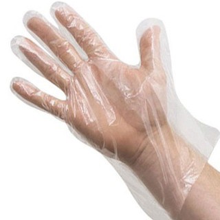 [ Hộp 200 Chiếc ] Găng Bao Tay Nilon Dùng 1 Lần Tiện Lợi Disposable Gloves 200pic