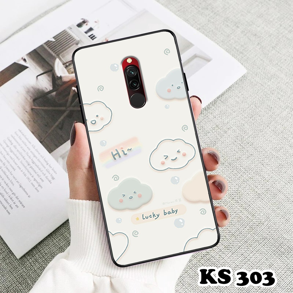 Ốp lưng Xiaomi Redmi 7 - Redmi 7A - Redmi 8 - Redmi 8A - Ốp in hình gấu &amp; thỏ đang yêu - lưng nhám viền TPU cao cấp