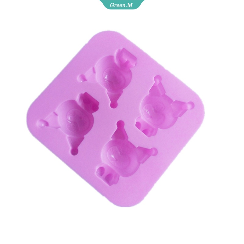 Khuôn Làm Đá/ Sô Cô La/ Bánh Quy Bằng Silicon Họa Tiết Hoạt Hình Kuromi Đáng Yêu DIY