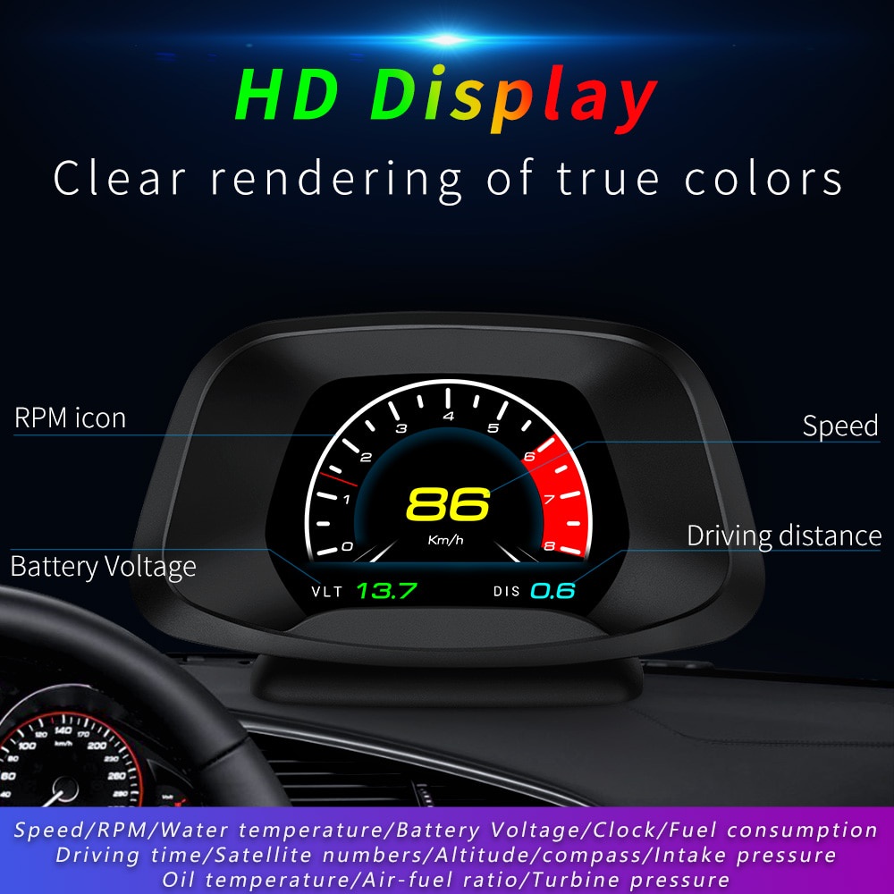 Bộ Điều Hướng Dầu Thông Minh 2021 new p19 obd2 + gps + Định Vị Tốc Độ Cho Xe Hơi