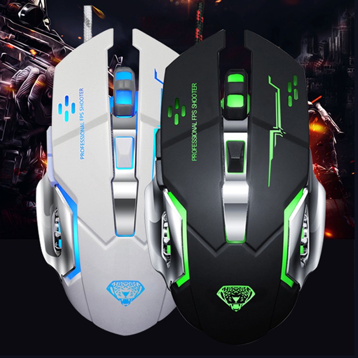 Chuột game thủ G502 có đèn LED đổi màu cực đẹp (Đen hoặc trắng) | BigBuy360 - bigbuy360.vn