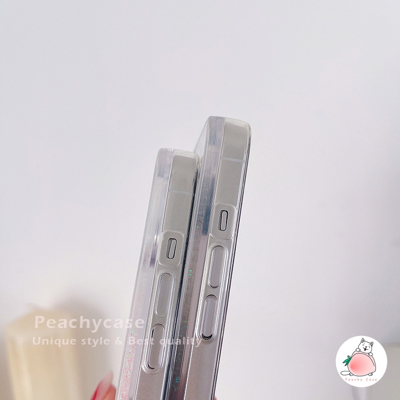 Ốp Điện Thoại Nhựa PC Cứng Hình Hoa Tulip Hồng Phối Cát Lún IPhone 14 13 12 Pro Max 11 Xr 7plus 6 8 7 Plus Xs Max X
