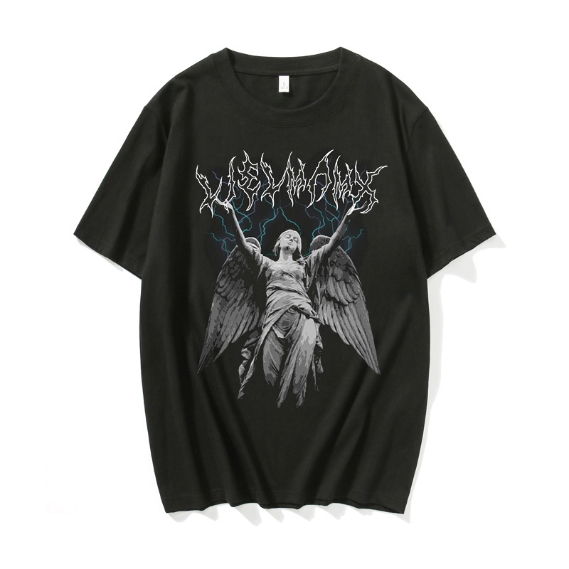 Áo Thun In Chữ Phong Cách Hàn Quốc Harajuku Hip Hop Đường Phố Dành Cho Nữ Y2k