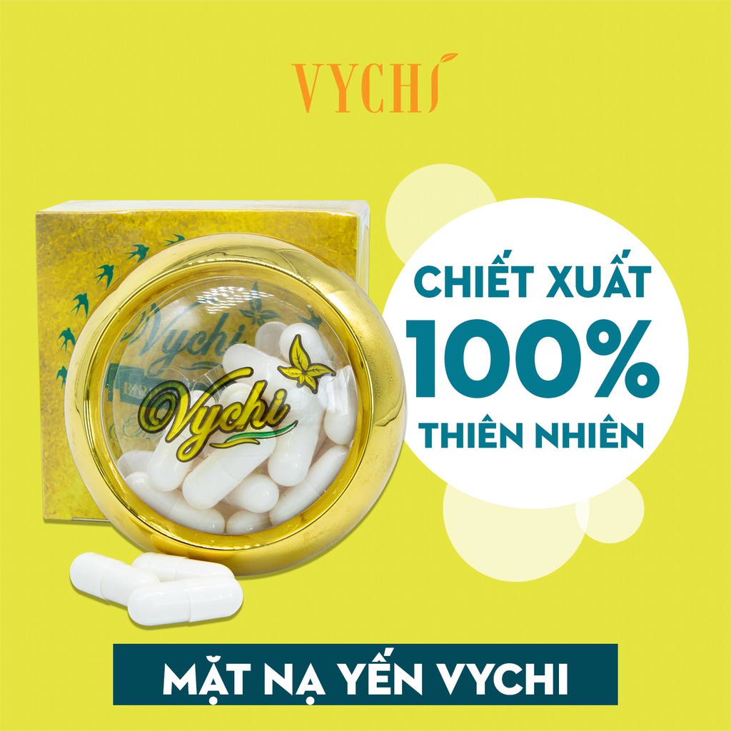 [CHÍNH HÃNG] Mặt nạ yến Vychi - Mặt nạ trắng da,mặt nạ cho mọi loại da, mờ thâm, chống lão hoá