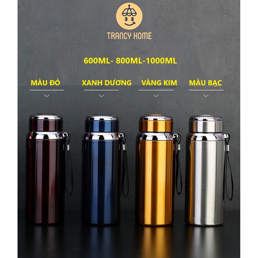 Bình Giữ Nhiệt TRANCY Bình Đựng Nước Inox304 BTC01