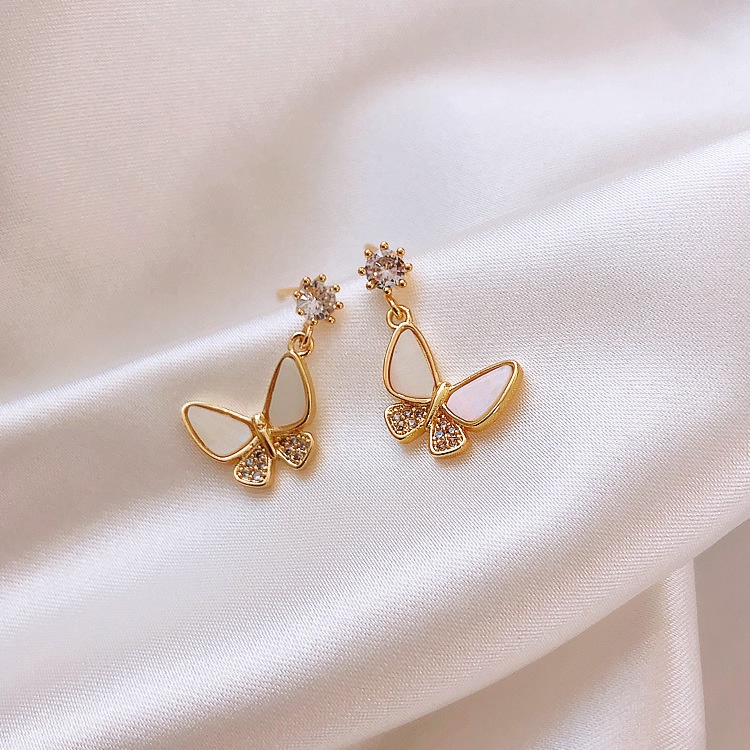 Khuyên tai nữ sang trọng bông tai đẹp thiết kế dễ thương phong cách Hàn Quốc BT15