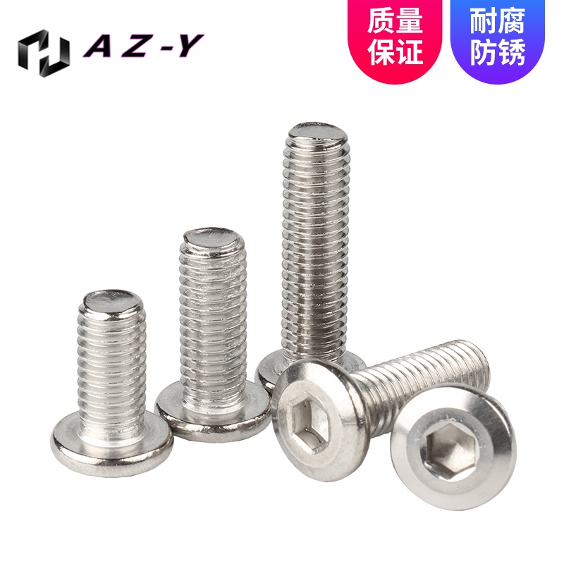 Ốc Vít Đầu Tròn M3M4M5M6M8 SUS304 Chuyên Dụng