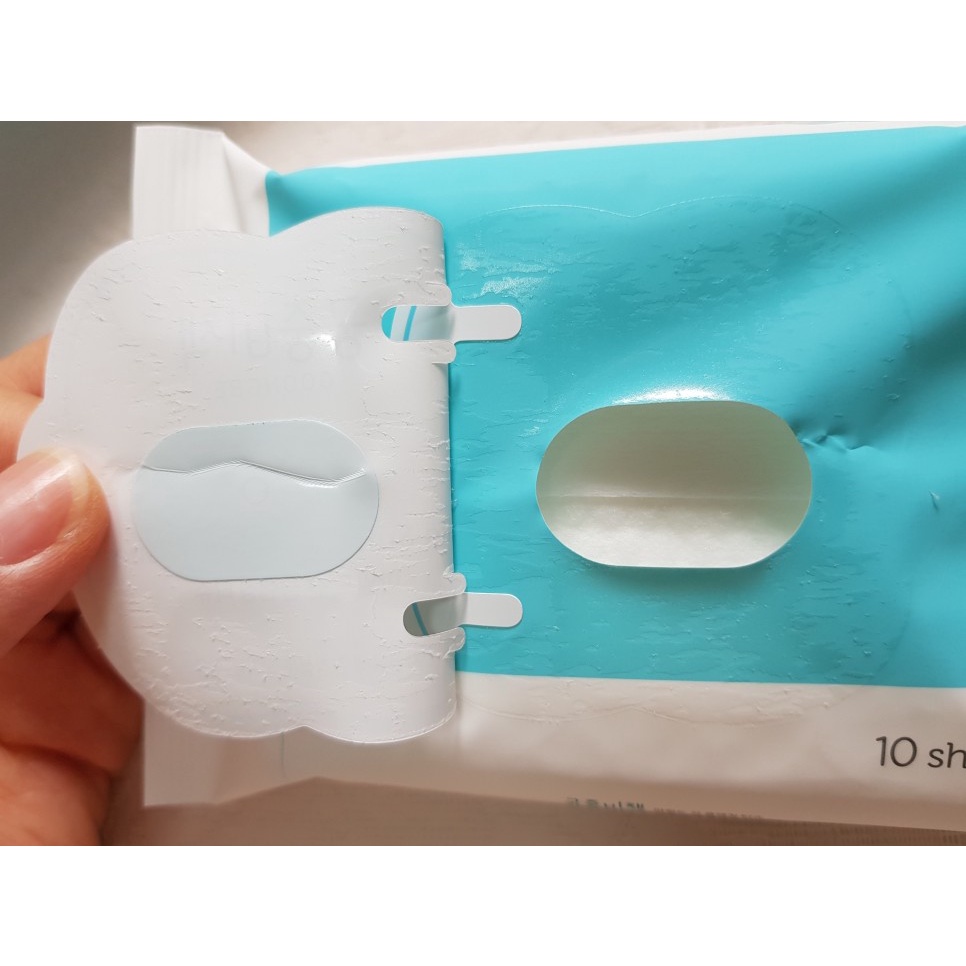 Khăn ướt tẩy trang lành tính cho bé và gia đình Goongbe Mild Sun Cleansing Tissue set 10 tờ x 6 gói