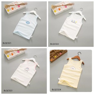 Áo ba lỗ cotton sợi tre cho bé