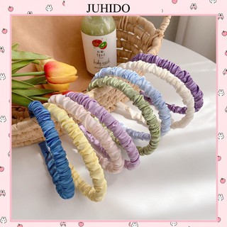 Băng đô cài tóc juhido vải nhún, băng đô cài đầu hàn quốc siêu kute bd0002