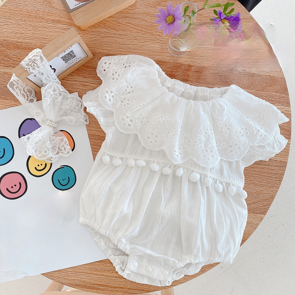 Áo Liền Quần Thời Trang Mùa Hè Dành Cho Bé Gái 0-2 Tuổi