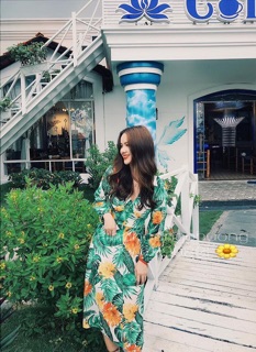 ĐẦM HOA CỔ V