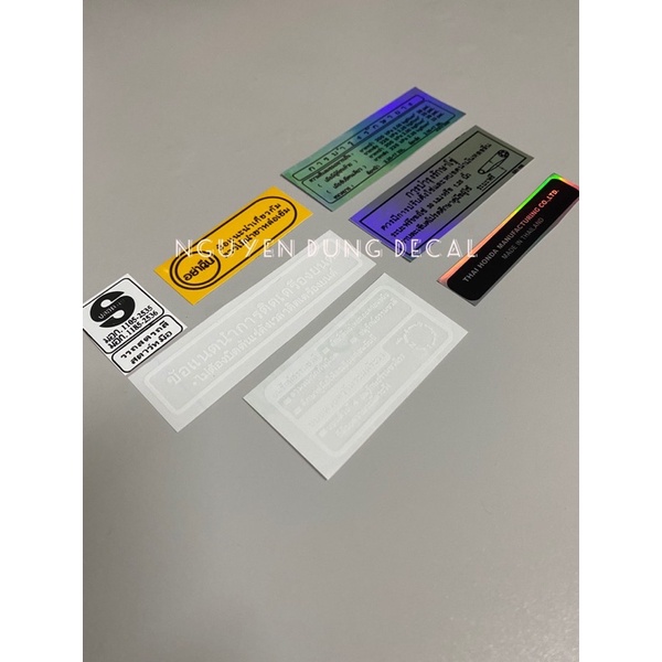 Bộ thông số xe Wave gồm 7 món_Nguyễn Dũng Decal