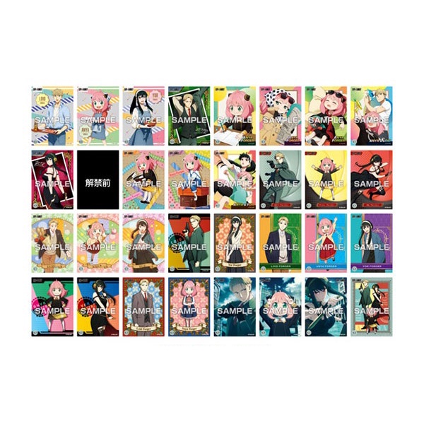 SpyxFamily Pack nhân phẩm random Clear Card Collection