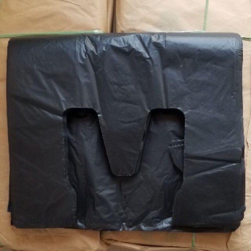 🔥 rẻ vô địch 🔥 1kg  túi xốp đen nhám hai quai đóng hàng. đựng rác...