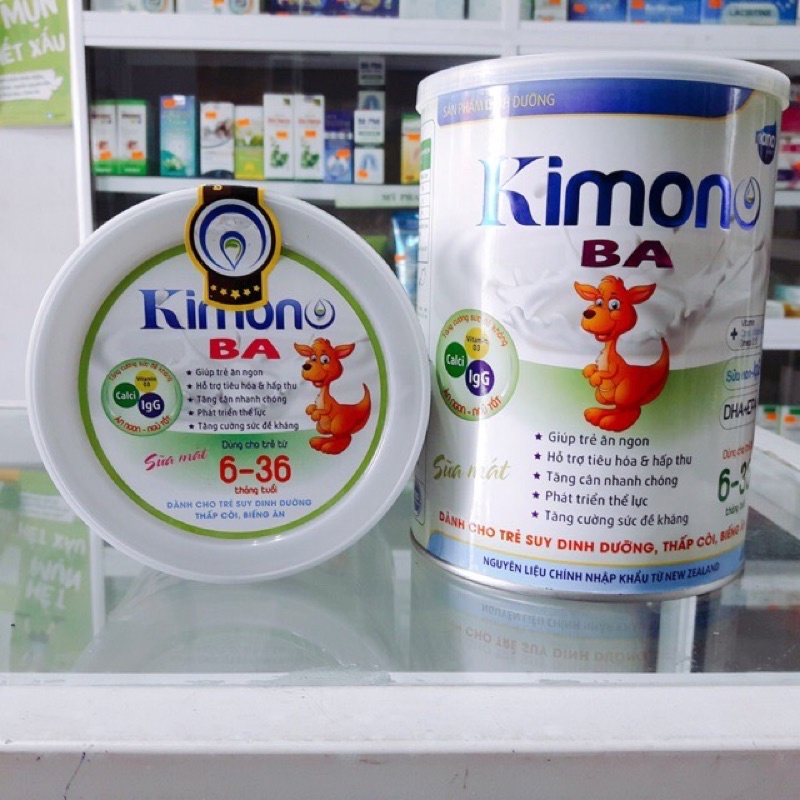 sữa kimono ba 6-36 (900g)