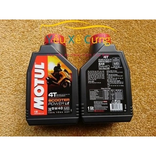 Nhớt Motul Scooter Power LE 5W40 800ml