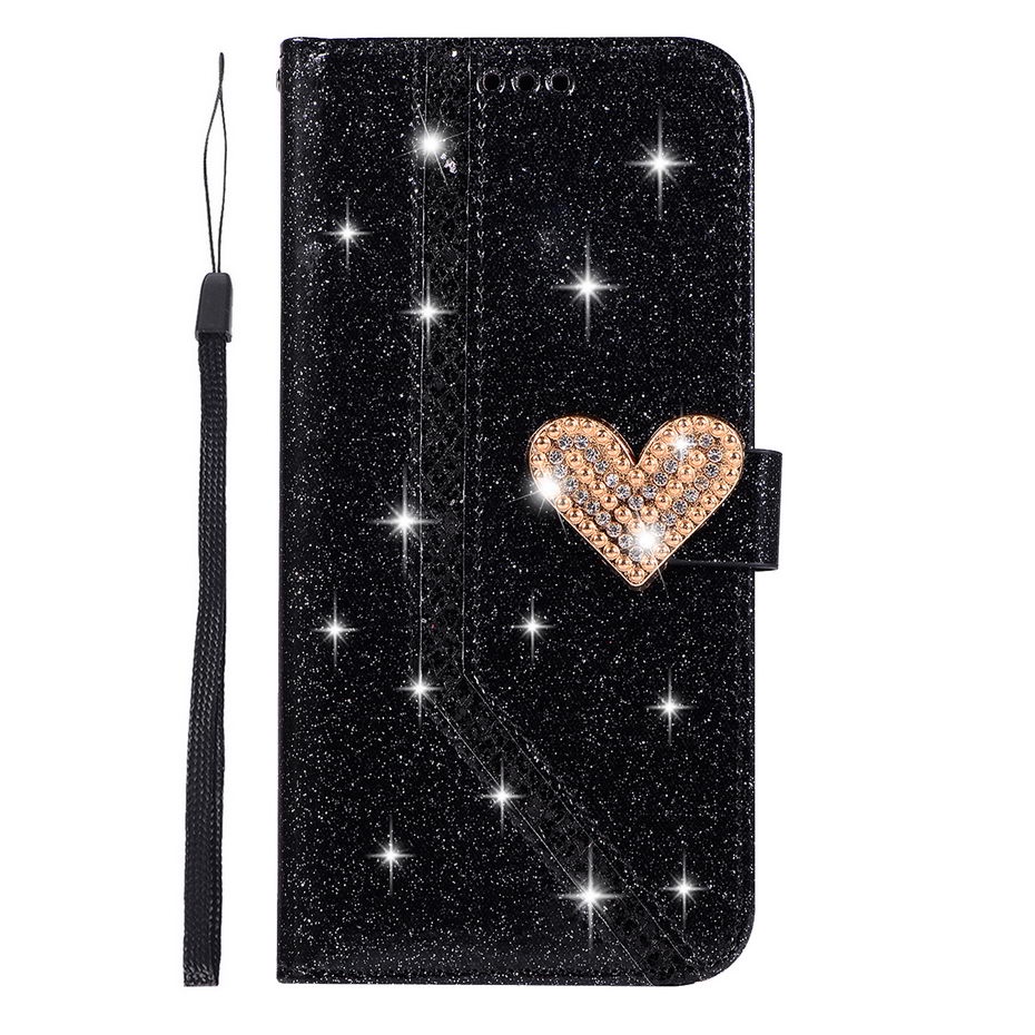 Ốp Bao Da Điện Thoại Mềm Đính Kim Tuyến Cho Samsung Galaxy S23 S22 S21 S30 S20 Ultra S8 S9 S10 Plus S7 Edge Ốp