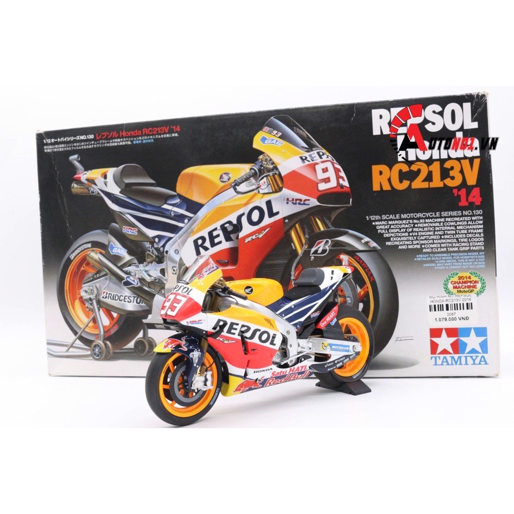 MÔ HÌNH KIT REPSOL HONDA RC213V 2014 1:12 TAMIYA 14130