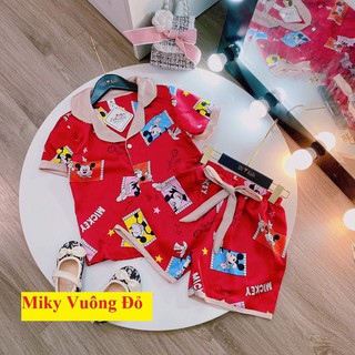 PIZAMA LỤA CAO CẤP SIZE ĐẠI LỚN CHO BÉ