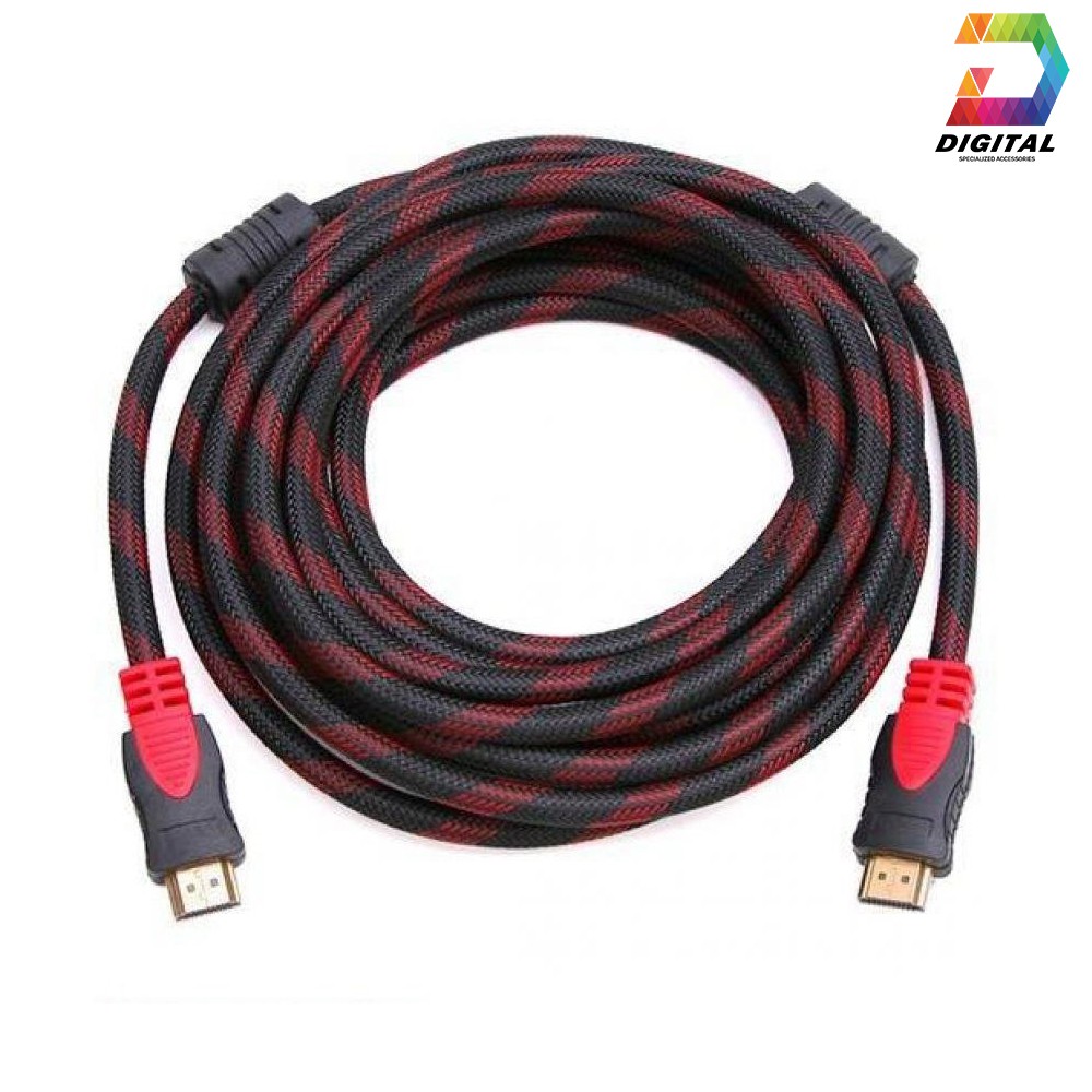 Cáp 2 Đầu HDMI Dài 3M Dây Bọc Dù Chống Nhiễu