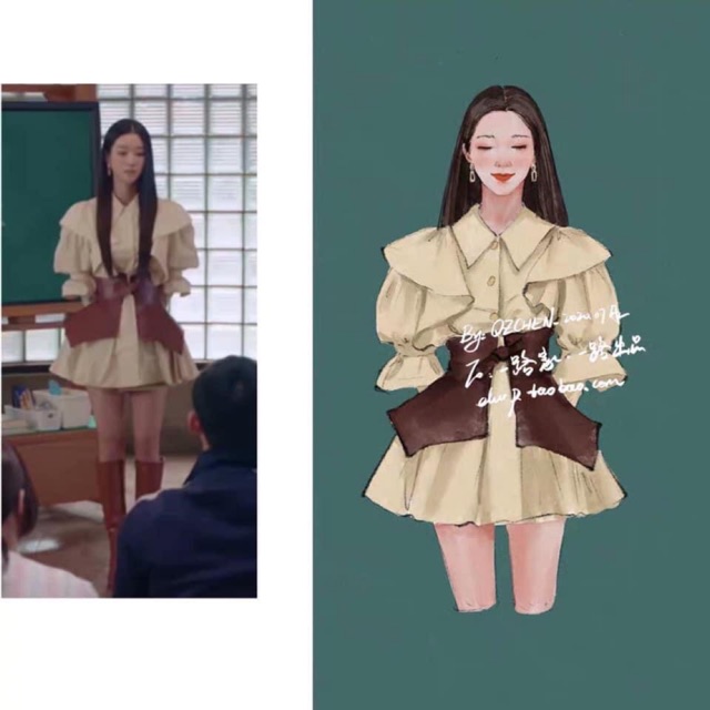 Váy Sơmi Ko Mun Yeong / Seo Ye Ji Hot Hit