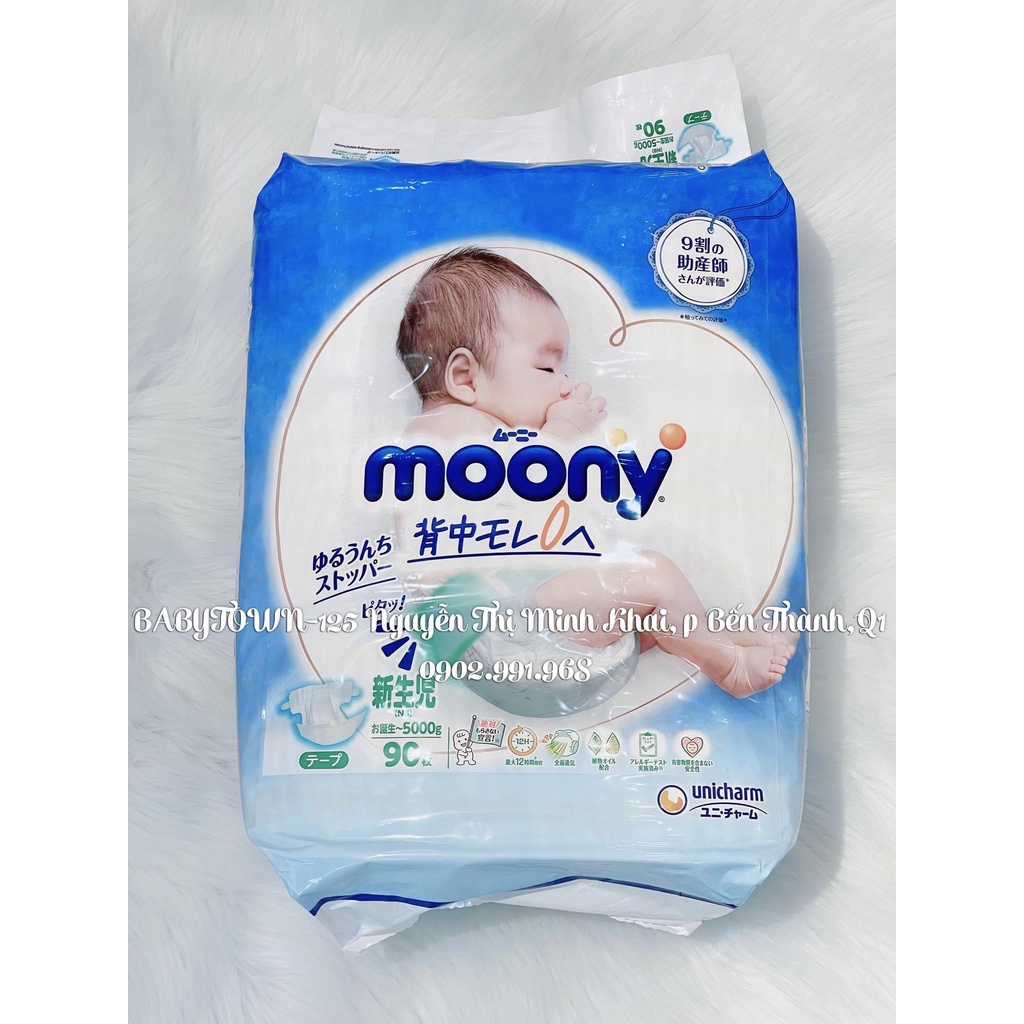 MOONY XANH TÃ DÁN/QUẦN MOONY NHẬT ĐỦ SIZE NB90/ S84/ M64/ L54/ XL44/ M58/ L44/ XL38/ XXL26