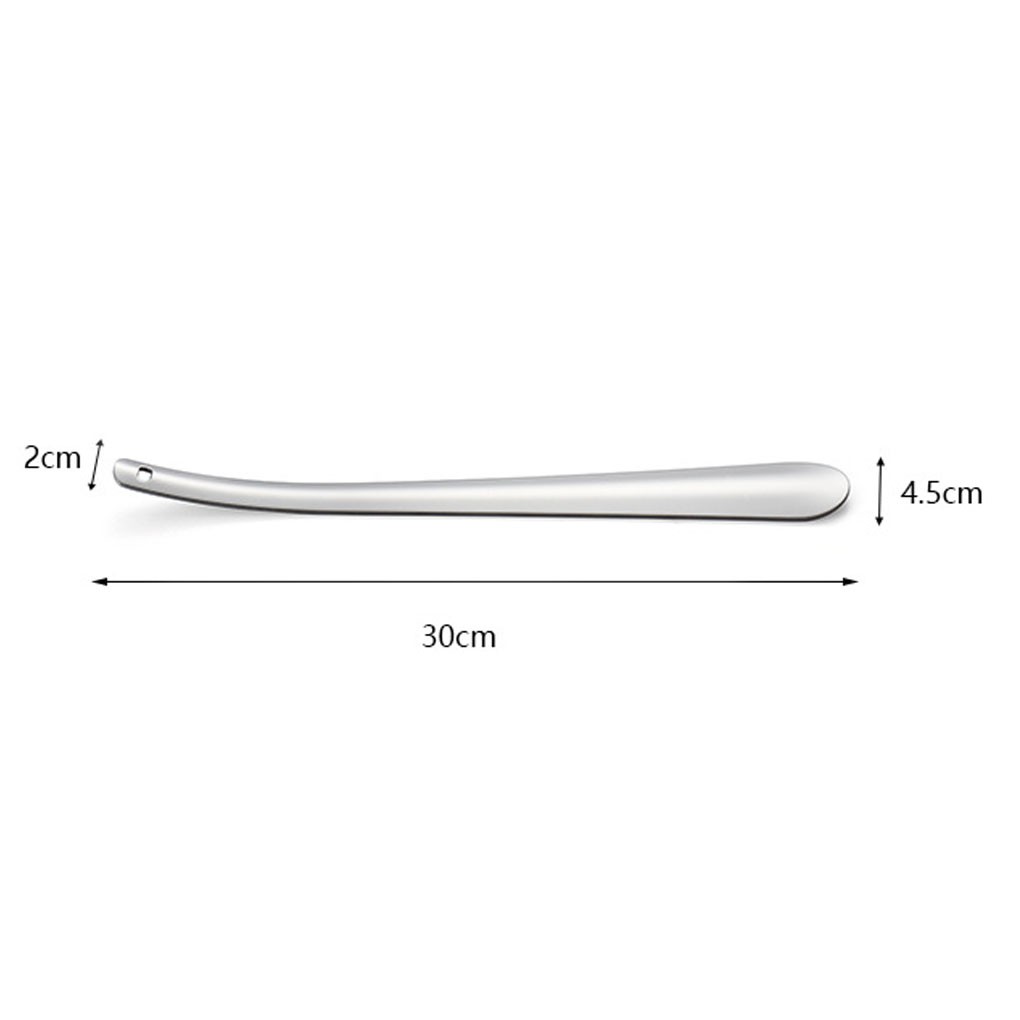 HXBGXB Professional Stainless Steel Shoe Horns Long Handle Shoehorn Convenient Shoes Wearing Lifter