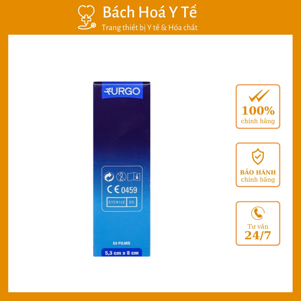 Băng vô trùng không thấm nước Optiskin 5.3cm x 8cm hộp 50 miếng (không Film)