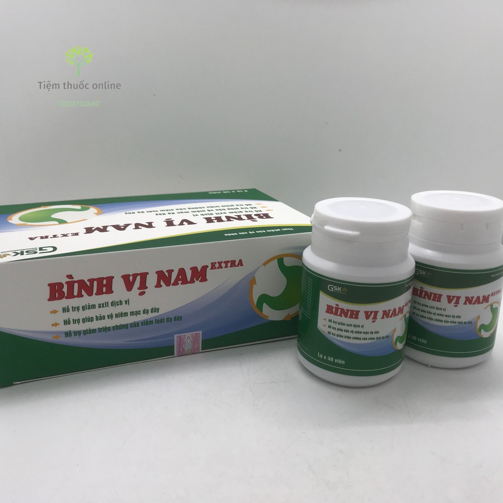 Bình Vị Nam Extra - Hỗ trợ giảm axit dịch vị, bảo vệ niêm mạc dạ dày, giảm triệu chứng viêm loét dạ dày