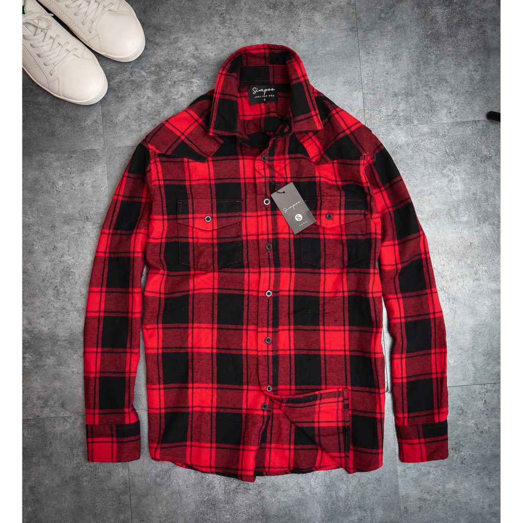 Áo Sơ mi Nam Tay dài - sọc Caro.s | BigBuy360 - bigbuy360.vn