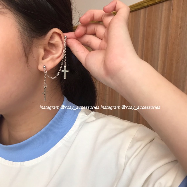 ROSY - KHUYÊN TAI VÀNH XÍCH CÁ TÍNH ĐỦ MẪU