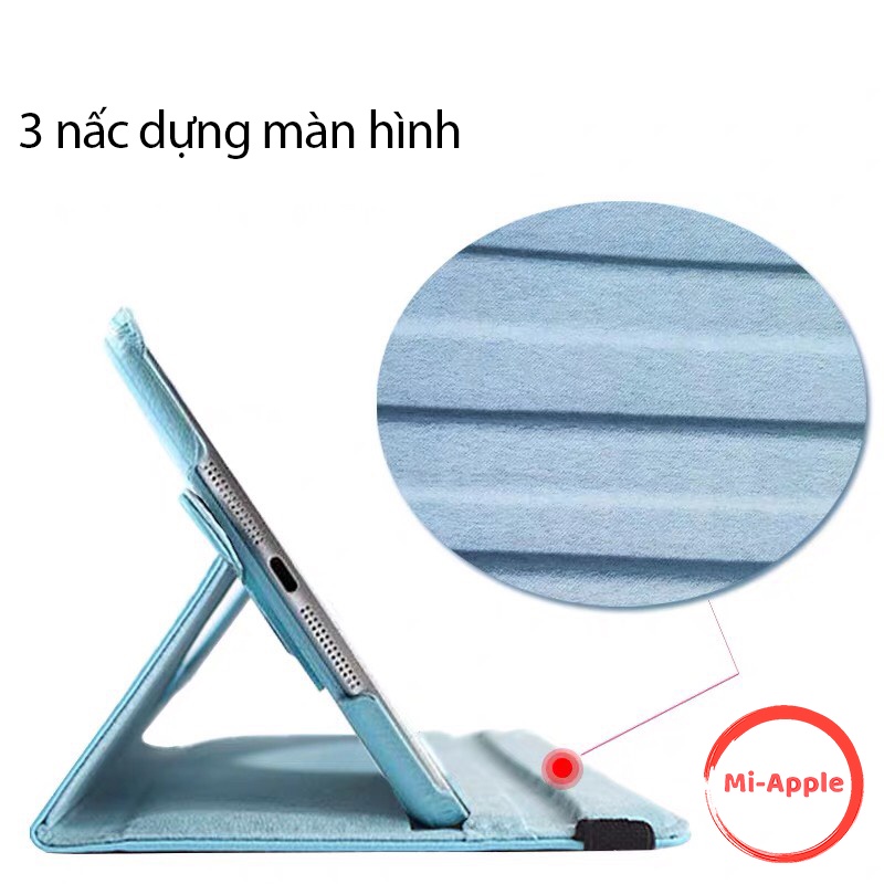 Bao da xoay 360 cho ipad 2 3 4 mini 1 2 3 bảo vệ máy toàn diện