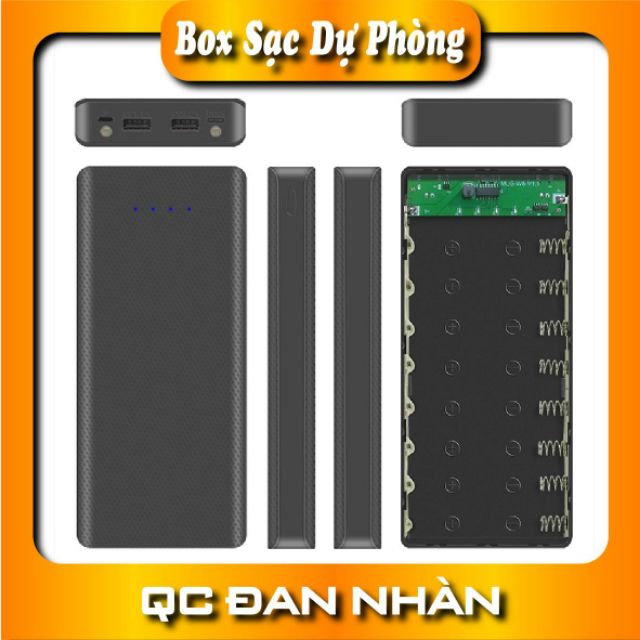 Box sạc dự phòng 8 cell KHÔNG KÈM PIN