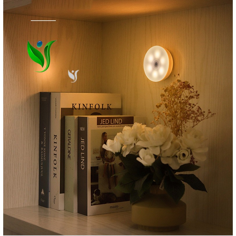 Đèn Led Cảm Ứng Dán Tủ Thông Minh Tự Động Chiếu Sáng Cảm Biến Chuyển Động