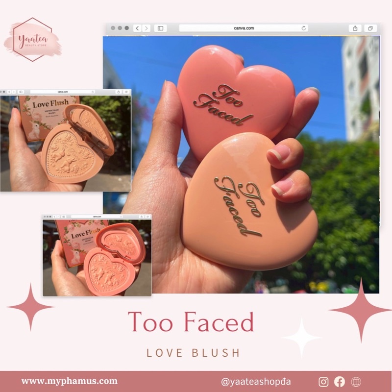 Má hồng Too Faced Love Flush