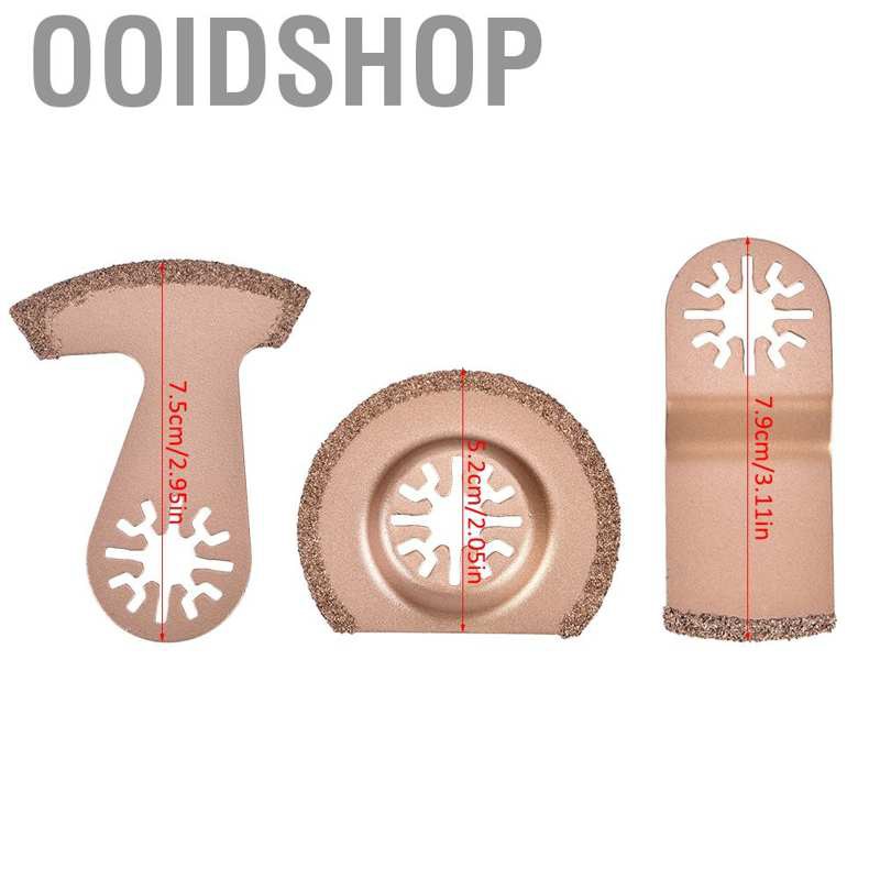 BOSCH Bộ 3 Lưỡi Cưa Cho Máy Chà Nhám Và Cắt Rung Đa Chức Năng Fein BT