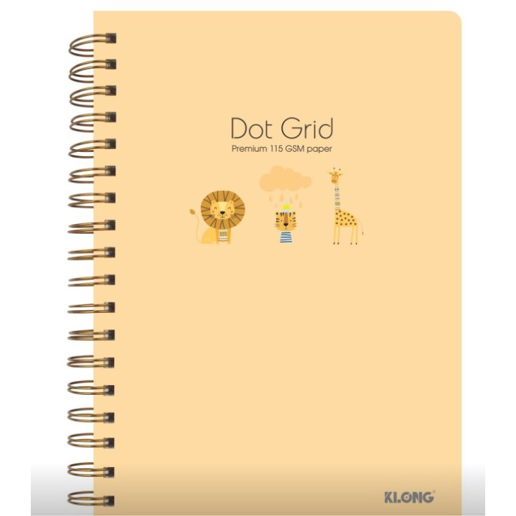 Sổ lò xo Klong kép ruột chấm Dot Grid B5- - 200 trang; MS: 960