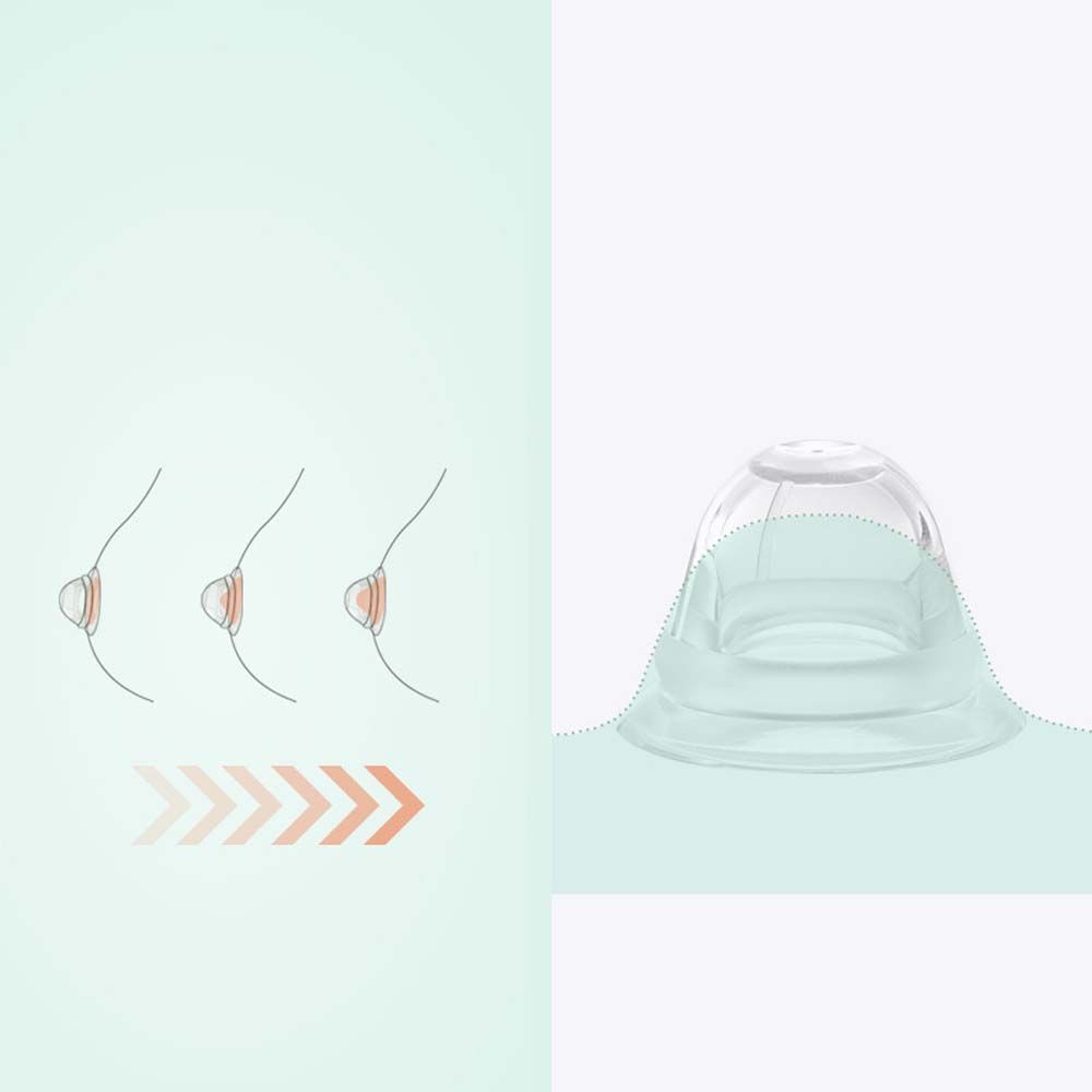 Bộ 2 Núm Ti Giả Bằng Silicone Chất Lượng Cao Cho Mẹ Bầu