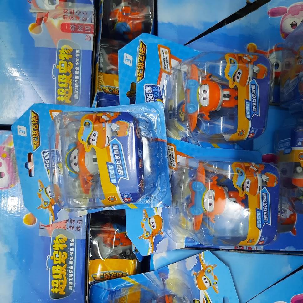 Super wings đội bay siêu đẳng Đồ chơi trẻ em Robot Biến Hình Cỡ Nhỏ Sunny vui vẻ