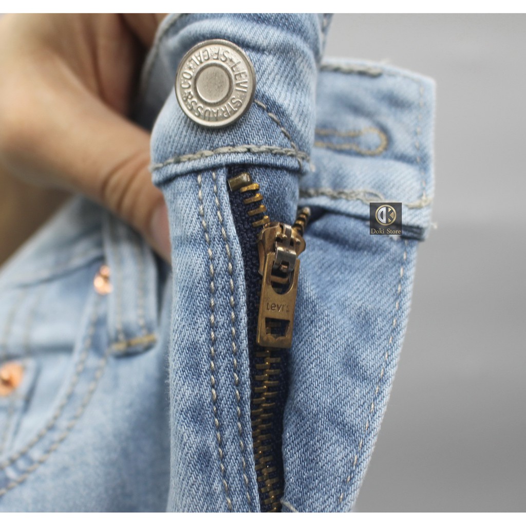 [Tặng tất] Quần Jean Nam Cao Cấp Xanh Denim, Quần bò nam dáng ôm vừa vải co giãn DOKI XN-01 | BigBuy360 - bigbuy360.vn