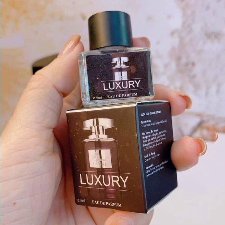 Nước hoa nam LUXURY Hương trà xanh,tươi mát,thanh lịch mẫu thử 5ml