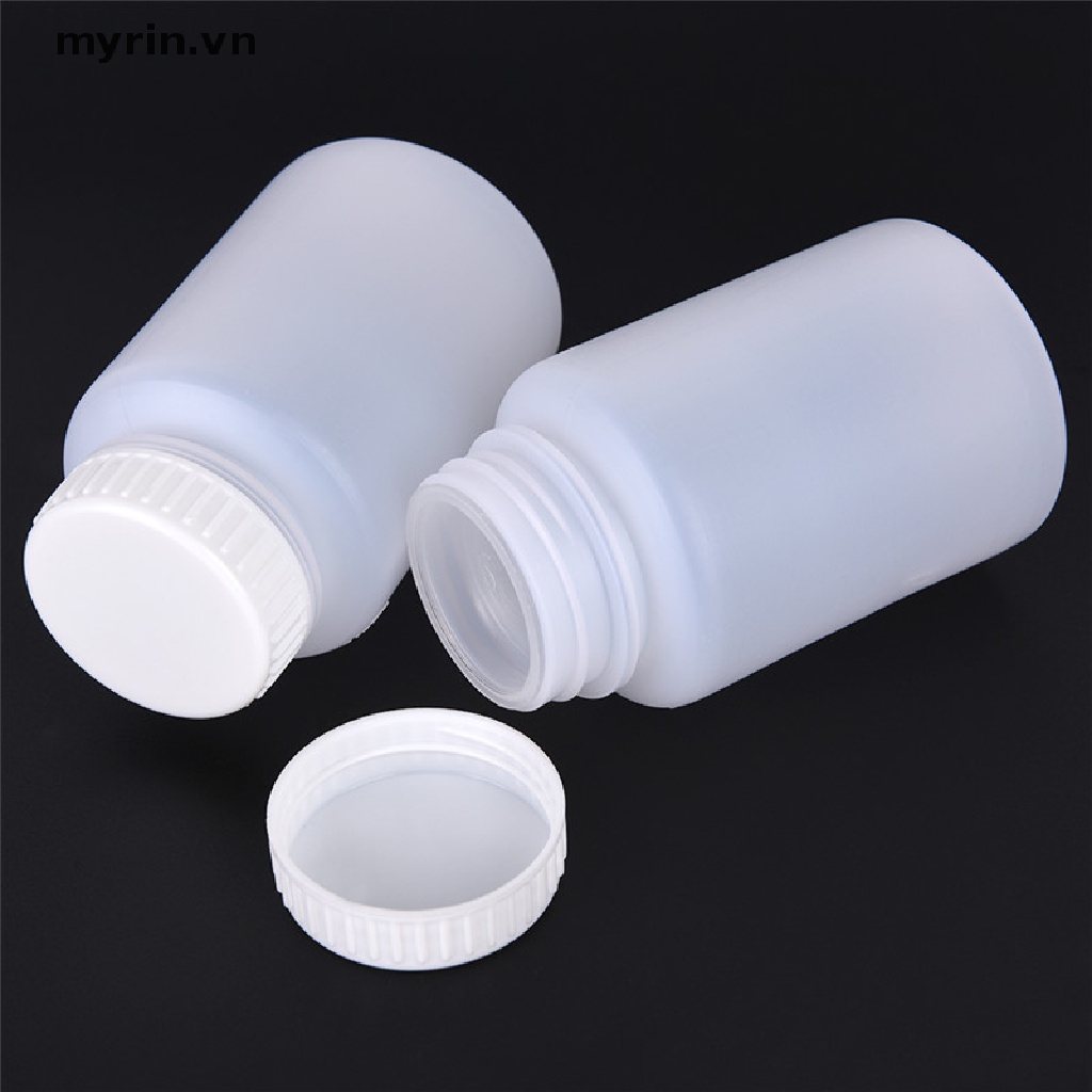 Set 2 Chai Nhựa Trong Suốt Hình Trụ 100ml Đựng Mẫu Hóa Học