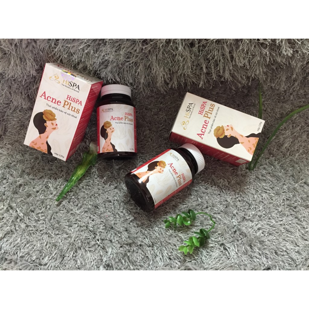 Viên uống hỗ trợ hết mụn đầu đen, kiềm dầu, nám dứt điểm tận gốc làm đẹp sáng da từ bên trong thải độc HiSPA AcnePlus | BigBuy360 - bigbuy360.vn